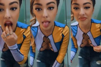 Malu Trevejo Nipple Slip Scene in HD