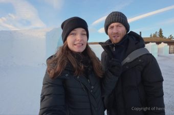 Hermione Potter Ice Hotel Lapland Sweden Scene in HD