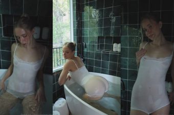 Watch Caroline Zalog Bathtub Tease
