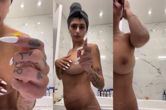 Watch Mia Khalifa Nipple Tease