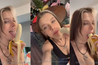 Watch Ashley Matheson Banana Blowjob